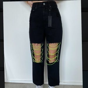 Knee cut out CARMAR DENIM